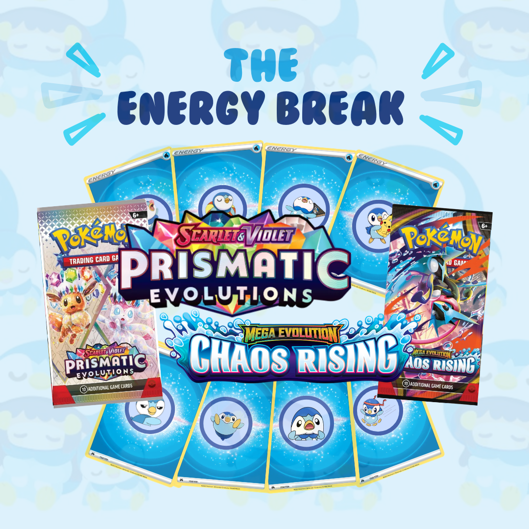 Energy Break: Prismatic Evolutions x Chaos Rising (90 Packs)